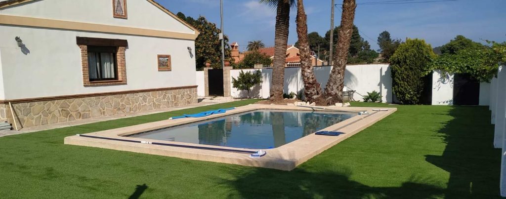 Artificial grass installation Spain